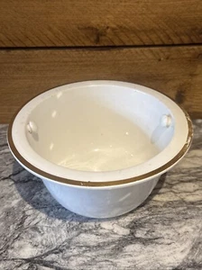 Unusual Antique Vintage English Country Dairy Straining / Dough Bowl / Pancheon - Picture 1 of 18
