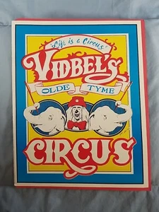 1995 95 Vintage Vidbel's Old Tyme Circus Program Magazine & Route Sheet - Picture 1 of 7
