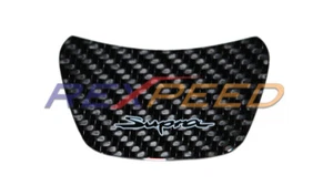 Insignia de volante de fibra de carbono REXPEED para Toyota Supra 2020+ A90 A91 MKV - Imagen 1 de 4
