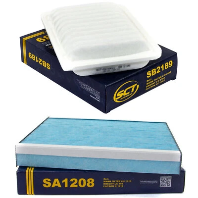 SCT Filter Set Luftfilter SB 2189 + Innenraumfilter für Toyota Auris Avensis Verso