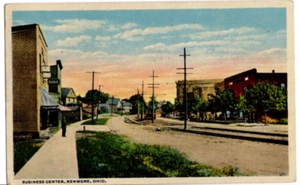 Postkarte 1915 Business Center Kenmore Akron Ohio alt Vintage 0019 - Bild 1 von 2