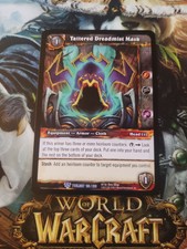 WoW TCG - Twilight of the Dragons - Rare Tattered Dreadmist Mask - NM pack fresh