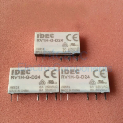 RV1H-G-D24 Electromechanical Relay 6A 24VDC 5Pins  New 10PCS - Image 1 of 2