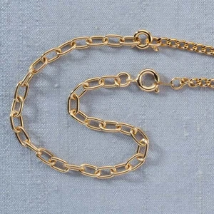 DELUXE GOLD  SET OF 3 NECKLACE EXTENDER CHAINS 3" 4-1/2" & 6" New - Picture 1 of 4