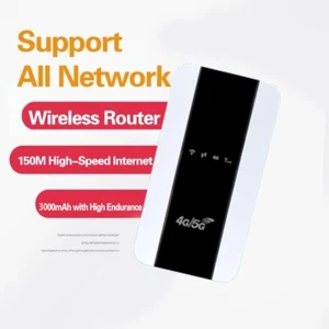 4G LTE wireless router portable WiFi router with 3000mAh battery ,NA/SA/EU/AS - Picture 1 of 25