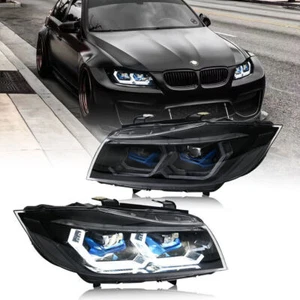 LED Headlight For BMW 3-Series E90 E91 Xenon 2005-2012 Head Lamps Assembly Pair - Picture 1 of 17