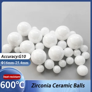 Bolas de rodamiento de cerámica G10 ZrO2 bola de óxido de circonio de alta precisión diámetro: 16-25,4 mm - Imagen 1 de 6