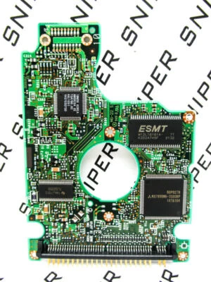 PCB - IBM Travelstar 20GB IC25N020ATCS04-0 IDE 07N8362 H32687 Hard Drive H32624_ - Image 1 of 4