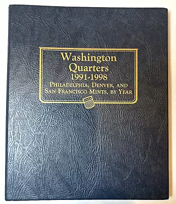 Lot Of 24💎1991-1998 P/D/S💎Gem+ Washington Quarters💎In New Whitman Album💎 - Image 1 of 4