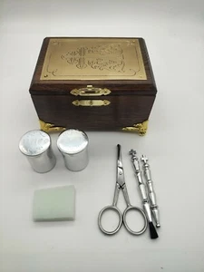 Conjunto cristiano ortodoxo o caja de bautismo ortodoxo tallado a mano - Imagen 1 de 10