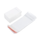 100pcs White Earring Display Cards With Self Adhesive Bags DTT
