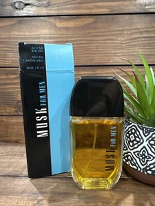 Musk For Men•  Eau De Cologne Spray 1997 •3 fl oz•-RARE - Picture 1 of 3