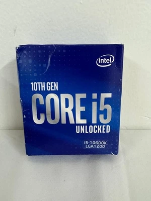 Procesador Intel Core i5-10600K de escritorio 6 núcleos hasta 4,8 GHz desbloqueado LGA1200 Foto 1 de 4