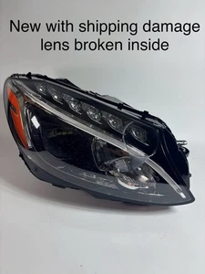 For Mercedes Benz W205 C300 C-Class 2015-2018 Passenger Side LED Headlight R - Bild 1 von 6