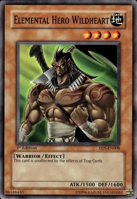 Elemental Hero Wildheart - 1st Edition EEN-EN008 - LP - YuGiOh - Image 1 of 2