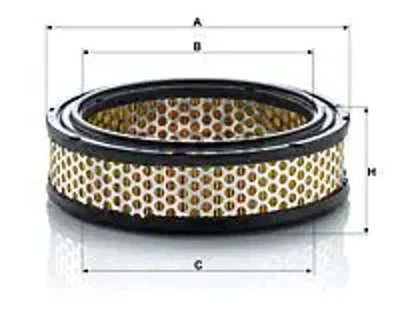 Luftfilter Filtereinsatz C 2233 MANN-FILTER für AUSTIN ROVER MORRIS - Bild 1 von 4