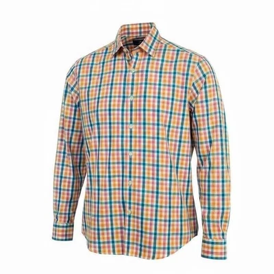 Camisa Cooper Vineyard Vines Calce Clásico - Para Hombre Grande - Naranja Rosa Azul Algodón Foto 1 de 4