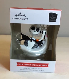 Hallmark NIB 2024 Jack Skellington and Zero Ornament - Picture 1 of 6
