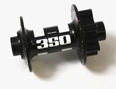 Buje delantero DT Swiss 350 disco de 6 pernos 32 orificios negro 100 mm x 15 mm Foto 1 de 3