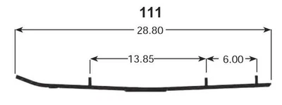 Corredores SPI Ripper Four75 para moto de nieve Arctic Cat Jag AFS 1989-1991 Foto 1 de 2
