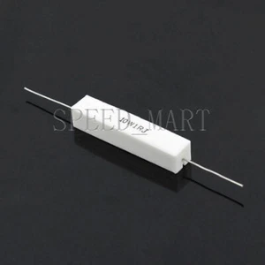 4 Stück Keramik Zement Leistungswiderstand 10 W 1 Ohm - Bild 1 von 3