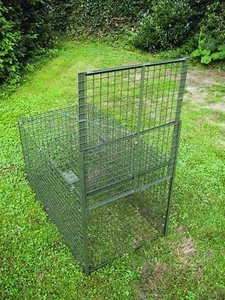 Gitter Wildfalle Lebendfalle Fuchs Dachs Waschbär wilde Hunde Biber 000.007 - Bild 1 von 1