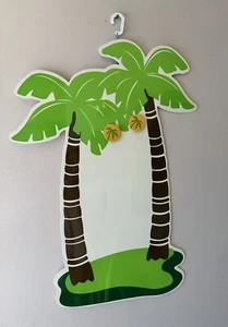 Magnetic Wall Board Sign Palm Tree with 2 Coconut Magnets - Picture 1 of 4