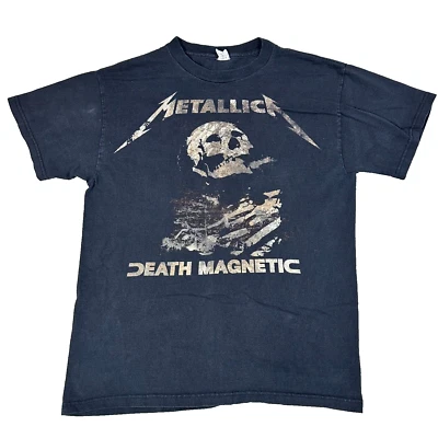 Vintage Y2K  Metallica Mens Medium Death Magnetic World Tour Knitted USA - Image 1 of 4