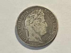 France Coin 5 Francs Silver Louis-Philippe I 1833 W (133-48) - Picture 1 of 2