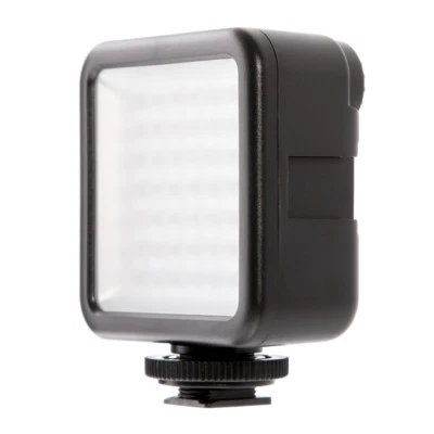 Portable 49-LED Video Light Hot Shoe Lamp 6000K Dimmer for DSLR Camera Camcorder - Image 1 of 4