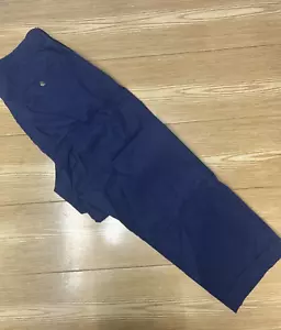 Pantalones de vestir polo golf Ralph Lauren para hombre 32X31 parte inferior de piernas plisadas azul - Imagen 1 de 23