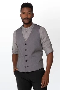 Chef Works Mens Bridge Vest (VNN02) - Picture 1 of 4