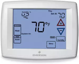 Emerson 1F95-1291 7-Day Touchscreen Thermostat with Humidity Control - Picture 1 of 6