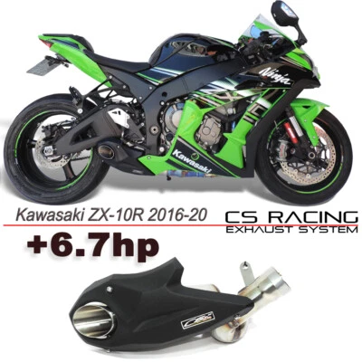 Silenciador de escape antideslizante Kawasaki ZX-10R CS Racing 2016-20 + 6,7 hp Foto 1 de 4
