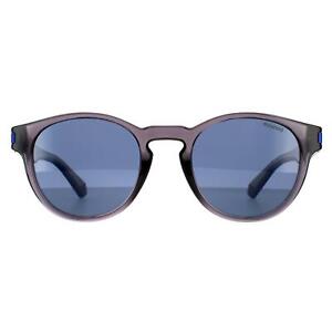 Polaroid Sunglasses PLD 2124/S 09V C3 Transparent Grey Blue Polarized
