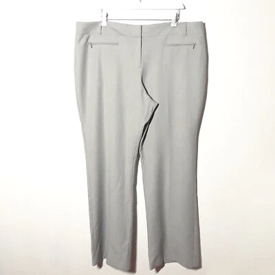 Van Heusen Dress Pants, size 18 18W, NEW! Gray Bootcut Career Basic Stretch - Image 1 of 4