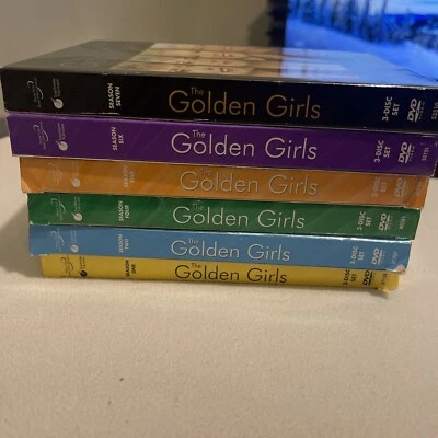 The Golden Girls Series Seasons 1,2,3,4,5,6,7 Betty White Dvd COMPLETE Foto 1 de 3