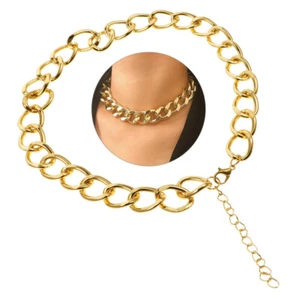 2 Pcs Short Miss Decoration European and American Style Chain - Picture 1 of 12