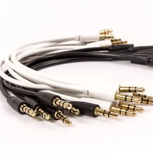 20cm Stereo Mini Jack to Stereo Mini Jack Cable. Short 3.5mm Male Plug Lead Cord - Picture 1 of 4