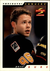 1996-97 Score Canucks Hockey Card #35 Pavel Bure