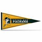 Green Bay Packers Retro Mini Pennants, 4" x 9" - Licensed by Rico - Made In Usa