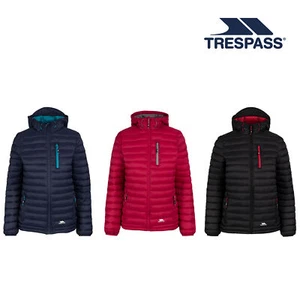 Trespass Womens Padded Casual Jacket Hooded Puffer Coat with Pockets - Lenka B - Picture 1 of 7