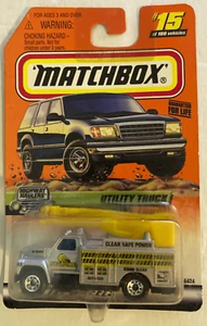 Matchbox #15 Ford Utility Truck grau Highway Haulers Serie 1999 neu auf Karte - Bild 1 von 6