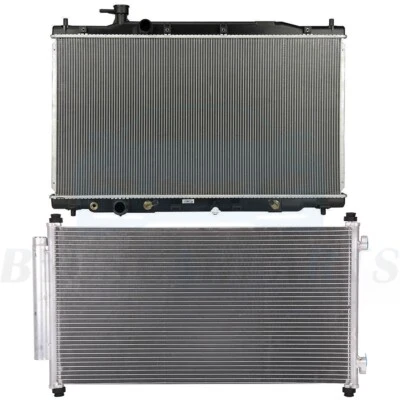 Car Radiator and A/C Condenser Kit Fits 2007 2008 2009 Honda CR-V - Image 1 of 4