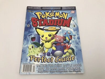 Pokémon Stadium 2 Versus Books Perfect Guide Nintendo 64 N64 Complete Pokedex - Image 1 of 4