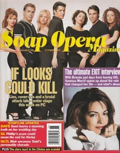 Soap Opera Magazine Sept 8, 1998 PORT CHARLES-ARIANNE ZUCKER-CHARLES GRANT-90210 - Picture 1 of 1