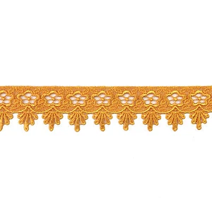Unotrim 1-3/4" 16 coors Rayon Floral Venice Lace Trim DIY Sewing Notions by Yard - Picture 1 of 19