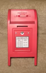 Post Office - Red Metal Drop Box Bank - 7 1/2” - Picture 1 of 5