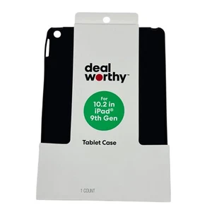 Deal Worthy Apple iPad 9th Gen 2021 10.2 inch Solid Black Basic Tablet Case New - Picture 1 of 2