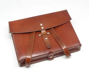 Super Schweizer Soldat Armee Leder Schultertasche Offizier Schweiz Überschuss 1973 - Bild 1 von 7